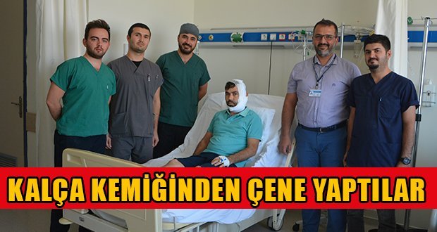 PAÜ Hastanesinde Kalça Kemiğinden Çene Yaptılar