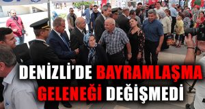 Denizli’de bayramlaşma geleneği değişmedi