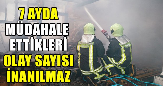 Büyükşehir İtfaiye Denizli için gece gündüz seferber