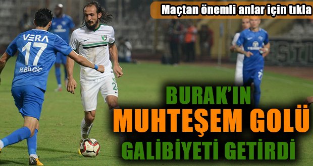 Denizlispor’a 3 Puanı, Burak’ın Muhteşem Golü Getirdi