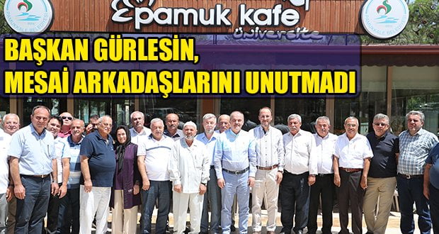 Başkan Gürlesin, İl Genel Meclisi Çalışma Arkadaşlarını Unutmadı