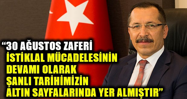 Rektör Bağ’dan 30 Ağustos Zafer Bayramı Mesajı