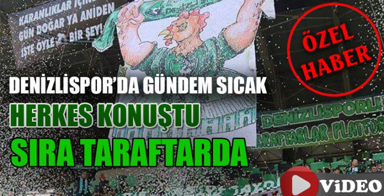 Denizlispor Taraftarı Görüşlerini Dile Getirdi