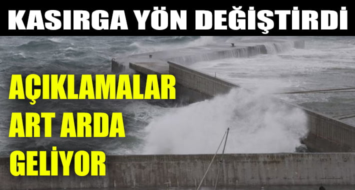 Kırbaç Kasırgası Yön Değiştirdi