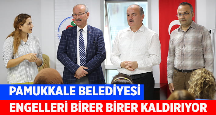 Pamukkale Belediyesi Engelleri Birer Birer Kaldırıyor