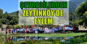 Çevrecilerden Zeytinköy’de Eylem