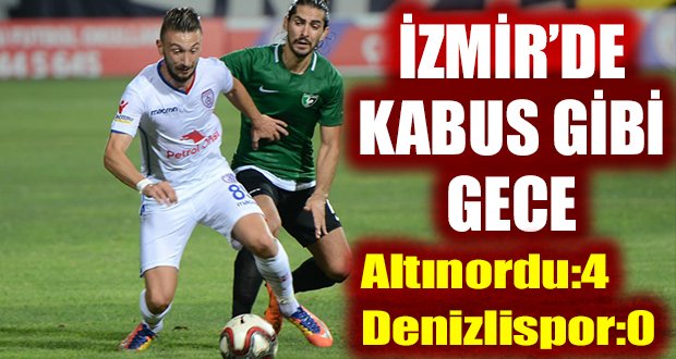 Denizlispor, Altınordu Deplasmanında Kayıp