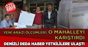 Arazilerin Yeniden Ölçülmesi, Mahallede Karışıklığa Neden Oldu