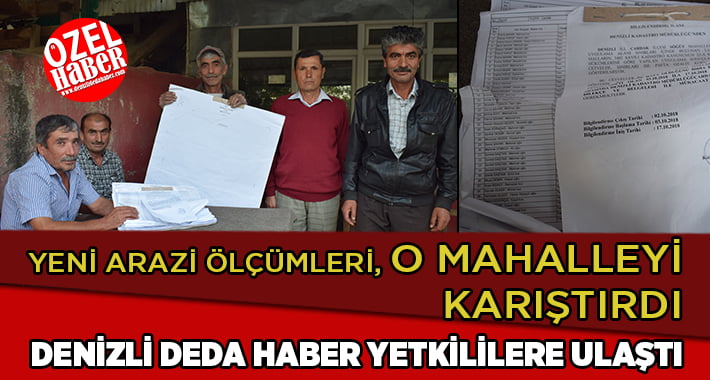 Arazilerin Yeniden Ölçülmesi, Mahallede Karışıklığa Neden Oldu