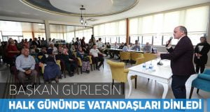 Başkan Gürlesin, Halk Gününde Vatandaşları Dinledi