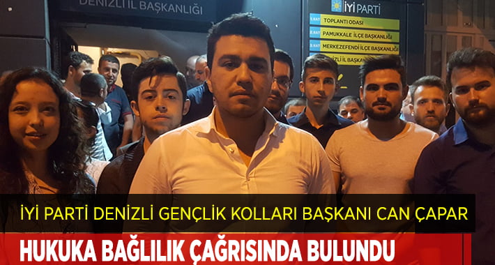 Denizli Barosu Seçimlerinde Hukuka Bağlılık Çağrısı