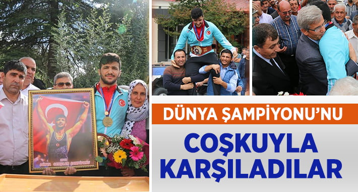 Dünya Şampiyonu’nu Coşkuyla Karşıladılar