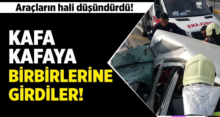 Kafa Kafaya Birbirlerine Girdiler!