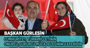 Pamukkale Belediye Başkanı Gürlesin, 29 Ekim Cumhuriyet Bayramı’nı Kutladı