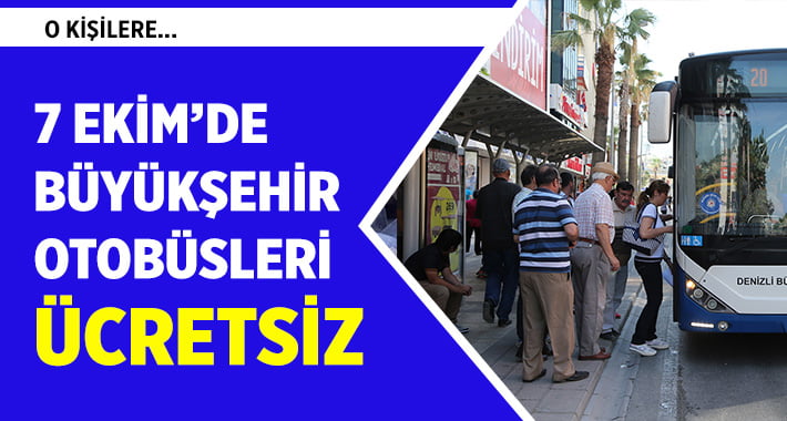 Büyükşehir Otobüsleri KPSS’ye Gireceklere Ücretsiz