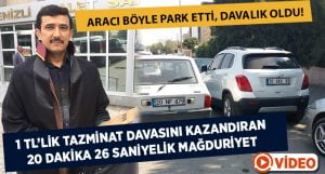 Denizli’de 1 TL’lik Tazminat Davası