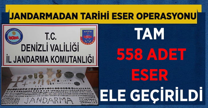 Acıpayam’da Tarihi Eser Operayonu