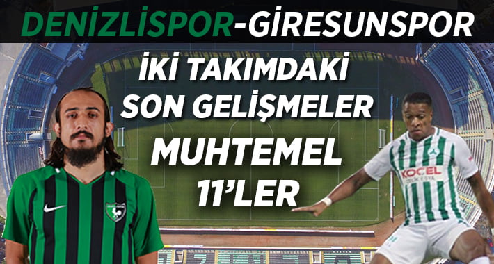 Denizlispor Kaldığı Yerden Devam Etmek için Giresunspor Karşısında