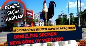 EFG Araştırdı, Denizli’de Seçmen Neye Göre Oy Veriyor?