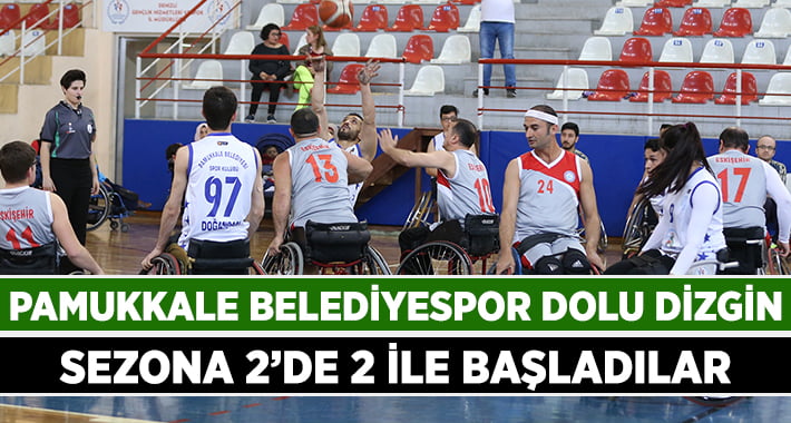 Pamukkale Belediyespor 2’de 2 Yaptı