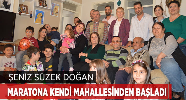 Şeniz Süzek Doğan Maratona Kendi Mahallesinden Başladı