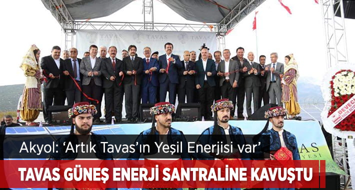 Tavas, Güneş Enerji Santraline Kavuştu