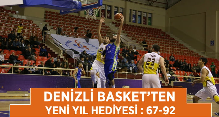 Denizli Basket’ten Yeni Yıl Armağanı