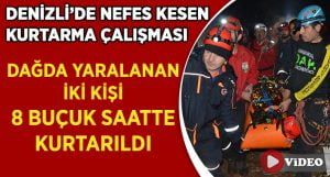 Denizli’de Nefes Kesen Arama Kurtarma Çalışması