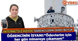 İnternetsiz Köyde Öğrencilerin Derdi Büyük