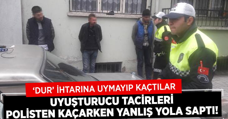 Uyuşturucu Tacirleri Kaçarken Ters Yola Girince..