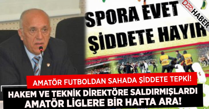 Amatör Futboldan Şiddete Tepki