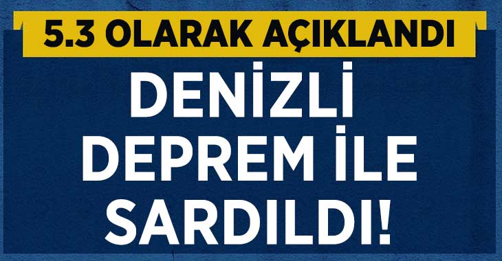 Ege Deprem İle Sarsıldı!