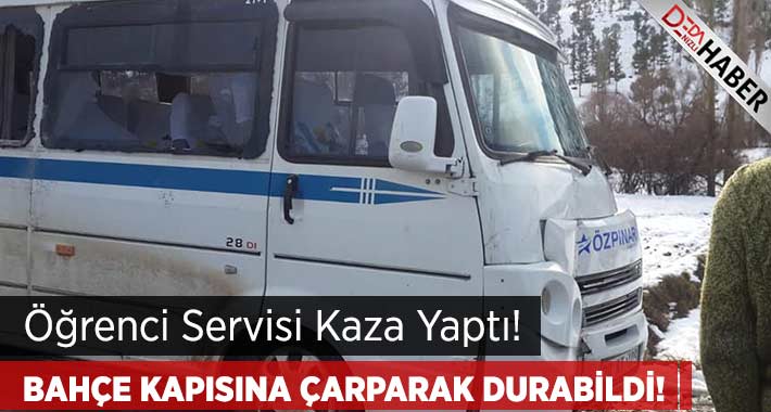 Öğrenci Servisi Kaza Yaptı!