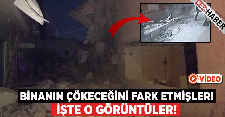 Binanın Çökeceğini Önceden Fark Etmişler!