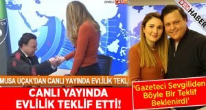 Canlı Yayında Evlilik Teklifi!