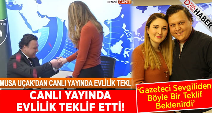 Canlı Yayında Evlilik Teklifi!