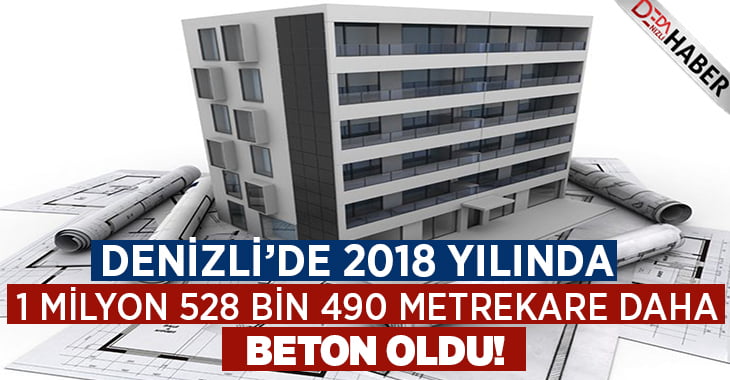 Denizli’de 1 Yılda 1 Milyon 528 Bin 490 Metrekareye Yapı İzni Verildi