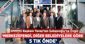 “Merkezefendi, Diğer Belediyelere Göre 5 Tık Önde”