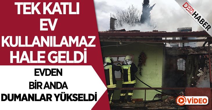 Tek Katlı Ev Kullanılamaz Hale Geldi