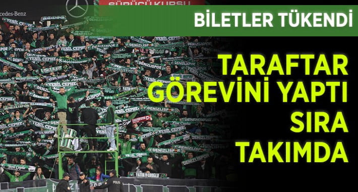 Abalı Denizlispor Taraftarı Görevini Yaptı