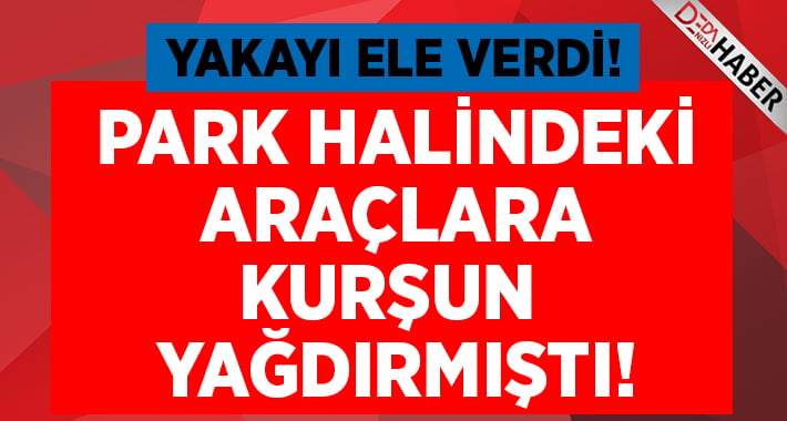 Park Halindeki Araçlara Kurşun Yağdıran Şahıs Yakalandı!