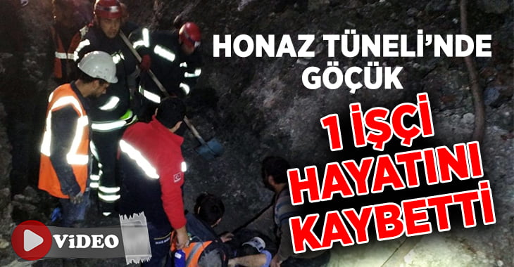 Honaz Tüneli’nde Göçük: 1 ölü