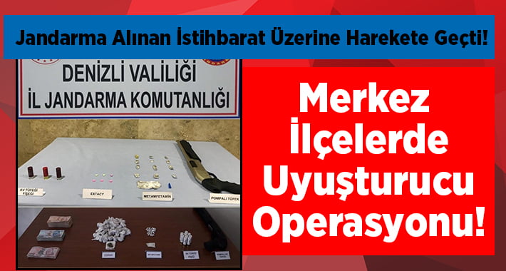 Jandarmadan Uyuşturucu Operasyonu: 5 tutuklama