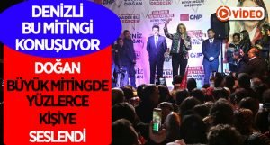 Şeniz Doğan Yüzlerce Kişiye Büyük Mitingde Seslendi