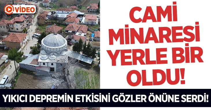 Caminin Minaresi Yerle Bir Oldu!