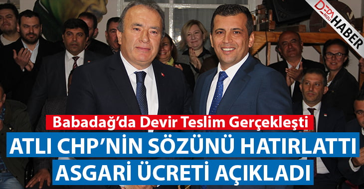 Babadağ’da Devir Teslim