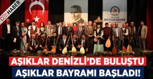 Denizli 8. Uluslararası Ege Aşıklar Bayramı başladı