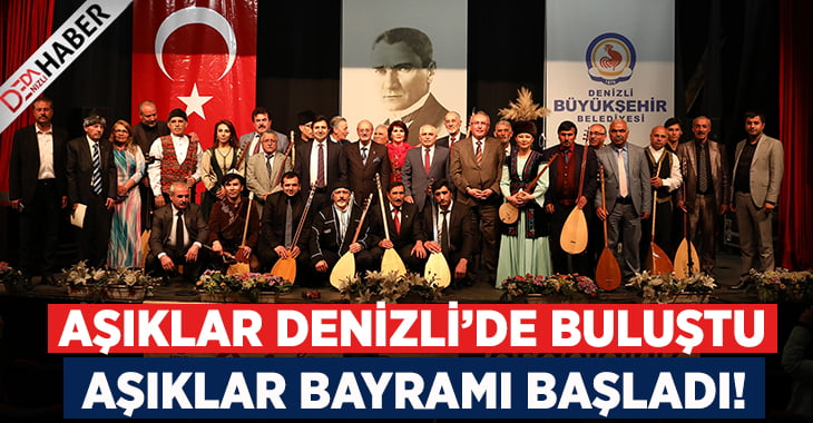 Denizli 8. Uluslararası Ege Aşıklar Bayramı başladı