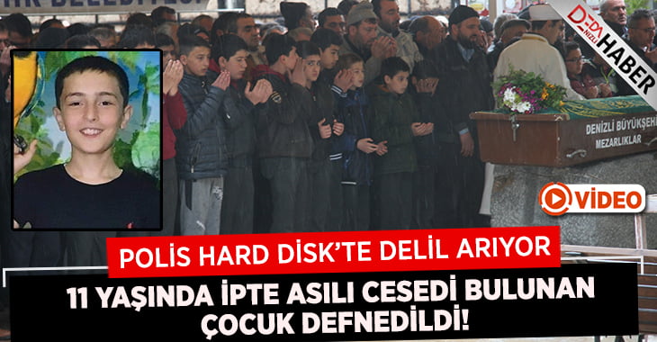 İpte Asılı Bulunan Çocuk Defnedildi!