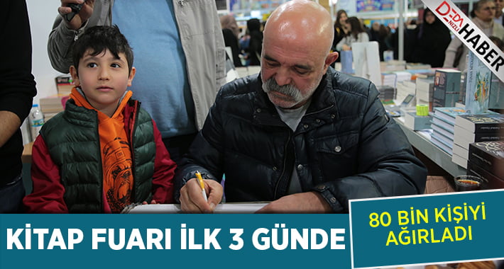 Kitap Fuarı ilk 3 günde 80.000 kişiyi ağırladı